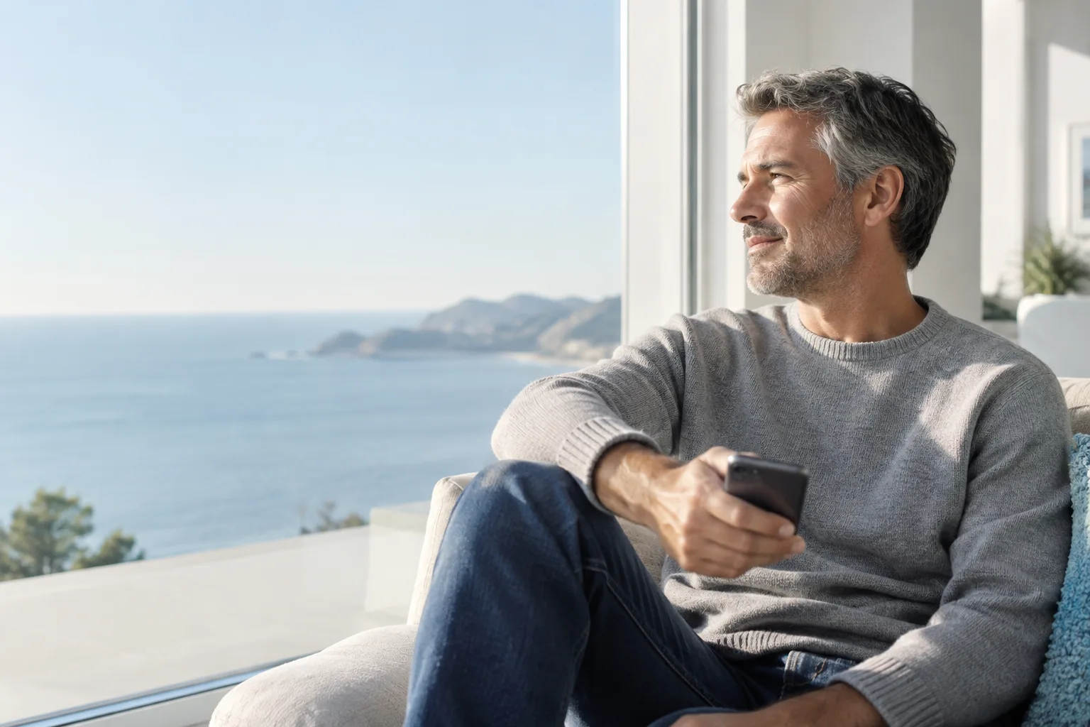 A patient on a secure video visit with a provider